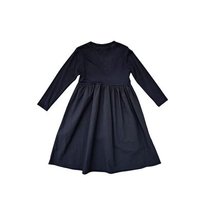 ppapa莫代尔长袖柔软女童长裙