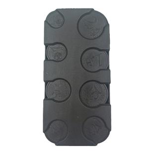 硬币盒欧元方形8种欧元硬币储零钱收纳盒 塑料制欧元硬币存钱盒