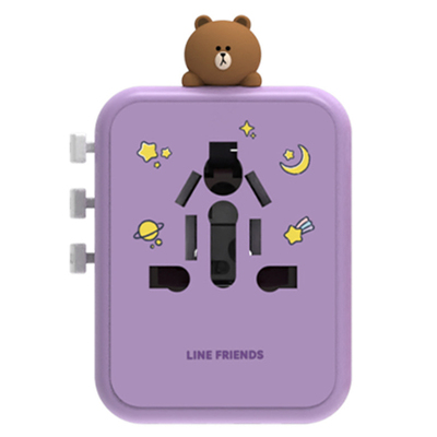 LINEFRIENDS旅行万能转换器插头