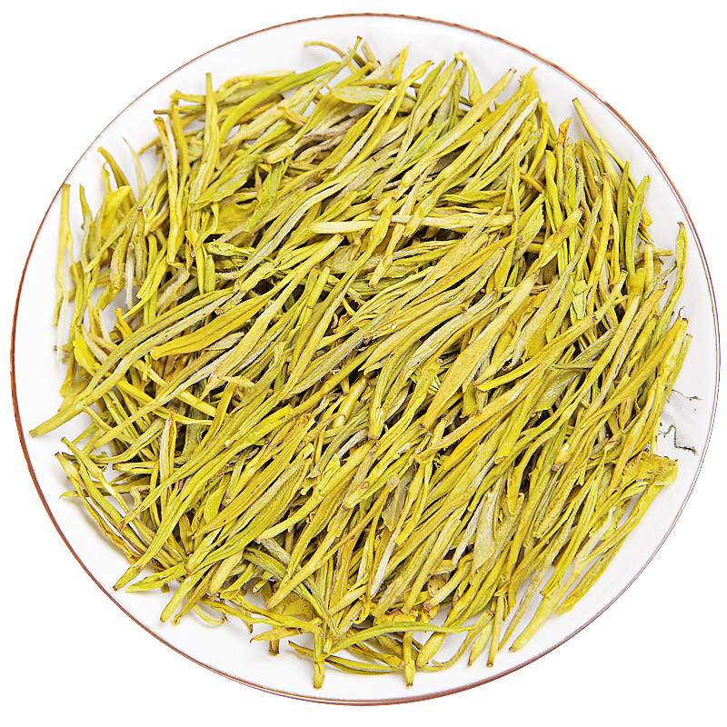正宗黄金芽茶叶2025年新茶安吉春茶特级白茶绿茶250g礼盒装黄金茶