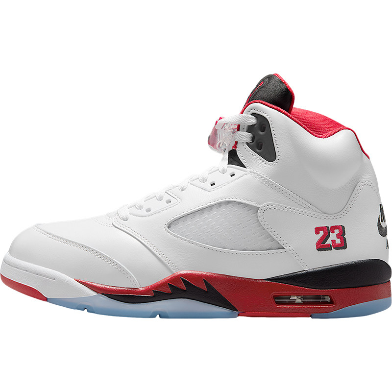 Nike耐克男鞋AIR JORDAN 5 火焰红 缓震复刻运动篮球鞋HQ7978-101
