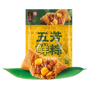 五芳斋粽子新鲜短保30天双蛋黄五花肉粽豆沙蜜枣嘉兴特产早餐速食