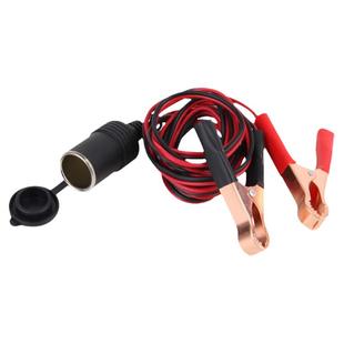 汽车电瓶夹转点烟器插座限流点烟器接驳线大功率延长线电源插座