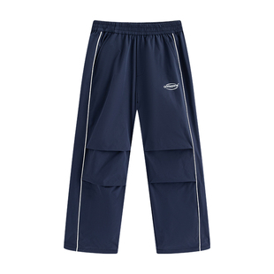 onmygame【学院风】男女童运动儿童裤子2025年新款春季防泼水