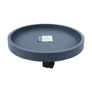 加厚花盆托盘带轮万向轮移动花盘底座滚轮圆形底盘底托垫底接水盘