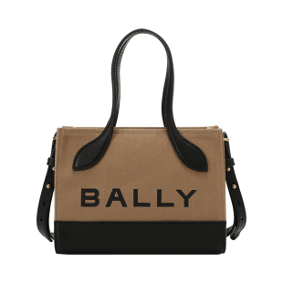 【自营】Bally/巴利女士托特包迷你包单肩斜挎包 BAR KEEP ON XS