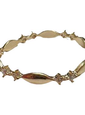 OOYOYOO女设计小众细款戒指简约