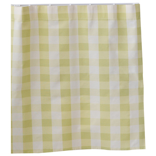 柜子遮挡帘厨房新款家用简约书柜衣柜防尘帘免打孔鞋柜布帘子滑轨