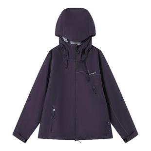 CryingCenter户外防水硬壳压胶反光冲锋衣连帽夹克外套徒步 长款