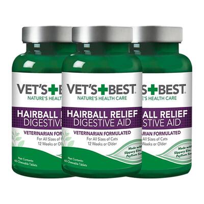 绿十字猫草片去毛球排毛化毛