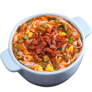 陈村河粉广东正宗功夫河粉桶装整箱方便面加班速食酸辣味泡面即食