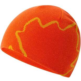 LAFUMA户外秋冬保暖护耳针织帽女士运动休闲提花叶子