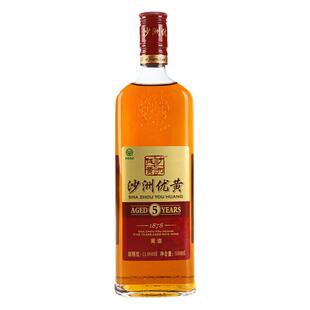 买一箱送一箱发2箱沙洲优黄1878黄酒五年陈5年550ml*8瓶整箱包邮