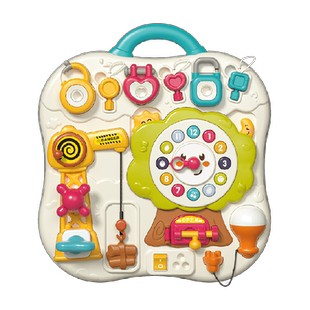 谷雨婴儿宝宝蒙氏早教益智玩具探索工程忙碌板蒙特梭利教具套装