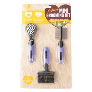 rosewood兔子龙猫豚鼠仓鼠迷你排梳针梳子刷子去浮毛死结按摩梳^