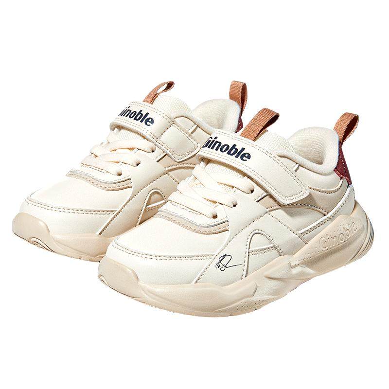 基诺浦机能鞋24冬新款童鞋1级保暖儿童运动鞋男女加绒鞋子GW1661