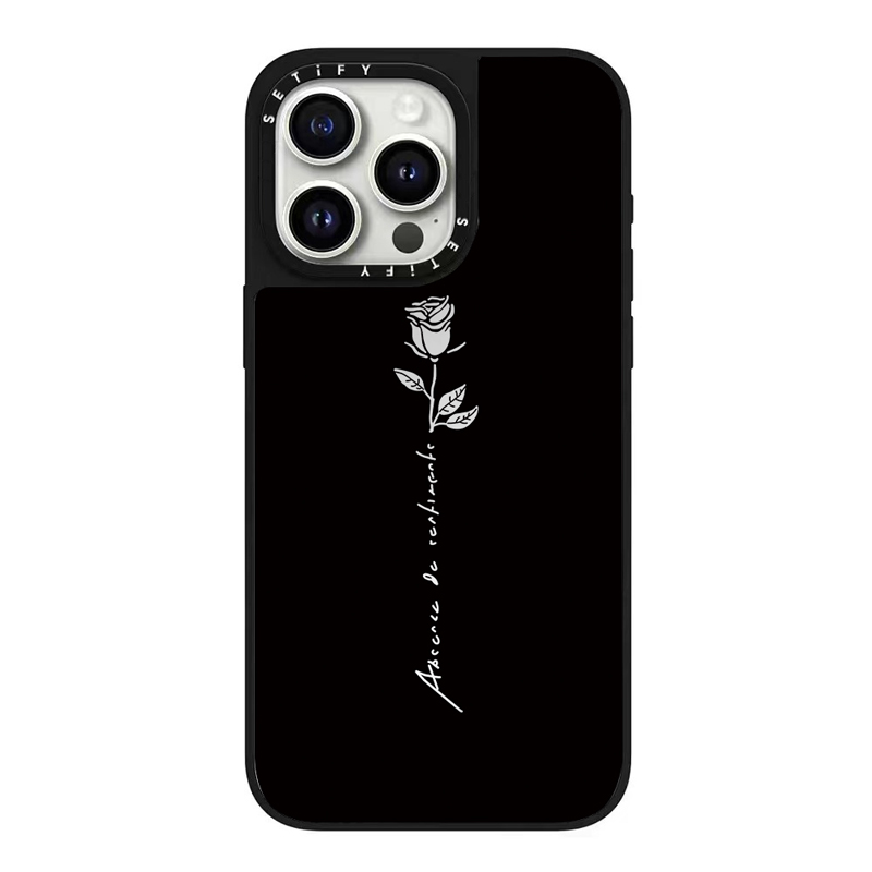 CASE联名BLVCK适用iPhone16Pro苹果15Promax手机壳12镜面13潮牌14防摔套15Pro个性16Promax可磁吸Plus创意11