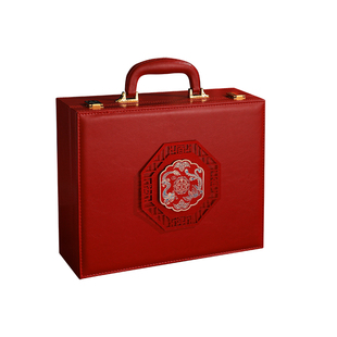 彩礼钱盒子订婚提亲聘礼箱彩礼盒子女方备婚陪嫁礼金盒礼金箱用品