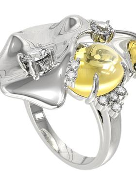 monsterharmony原创镶钻黄宝石