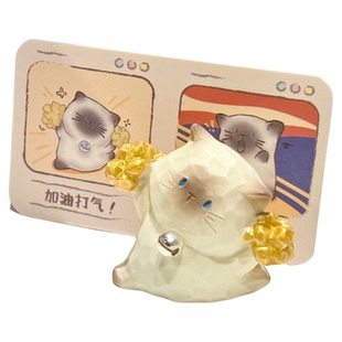 森之物小猫猫PAIl情绪盲盒暹罗猫咪摆件手办生日礼物女生毕业离职