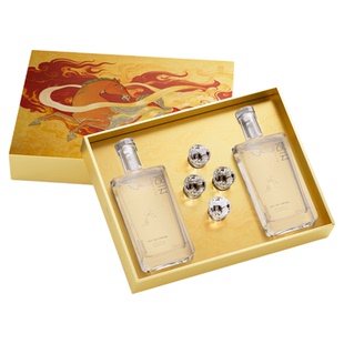 观云马年礼盒一马当先42/52度浓香型纯粮高档白酒整箱礼盒送长辈