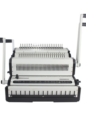 WW2500装订机胶圈铁圈夹条通用款3:1打孔机文件装订机胶圈装订