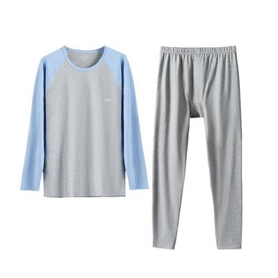 猫人青少年秋衣秋裤男生保暖内衣