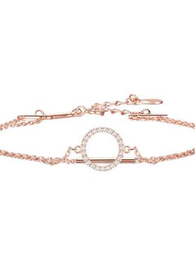 手链双层玫瑰金ins小众高级感女