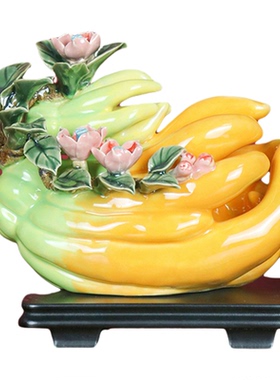 得心应手仿真陶瓷石湾公仔摆件