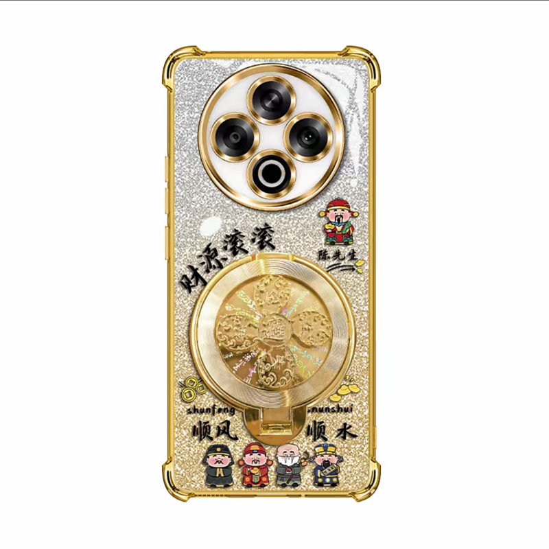 姓氏定制财源滚滚适用vivoy500手机壳新款高级y300外壳金色风生水起支架网红爆款硅胶防摔y300Pro手机套男款