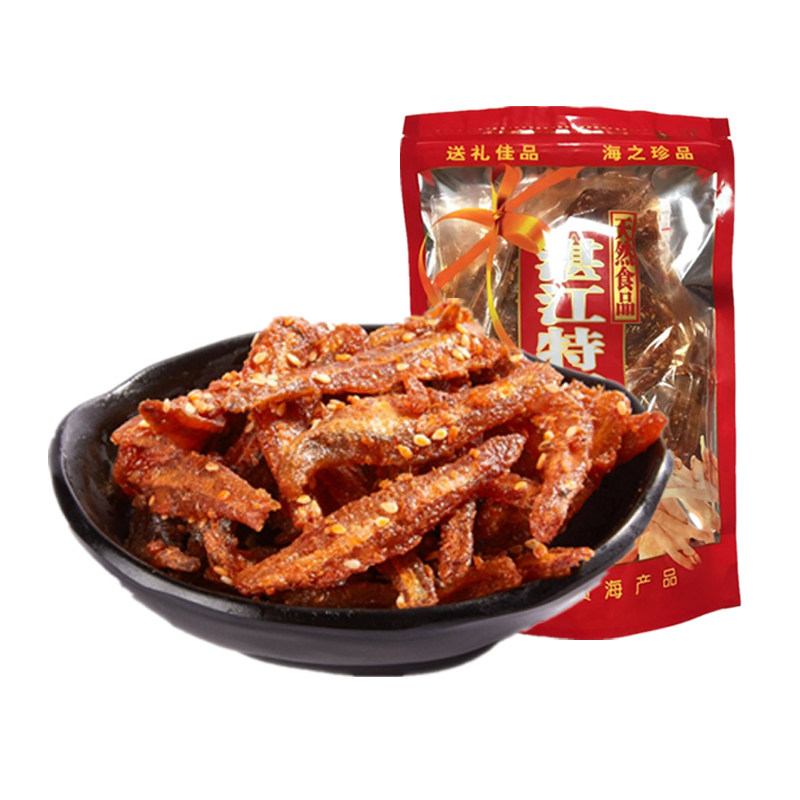 香辣银鱼仔即食北海手信海味零食