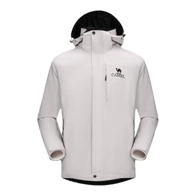 登山服骆驼防风冲锋衣三合一