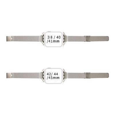 适用applewatch轻薄款金属表带