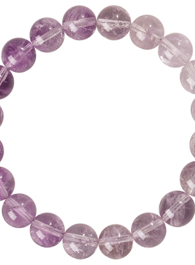 普陀山天然渐变紫水晶手串女