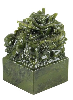 乾隆玉玺慈缘正堂青玉仿古传国印