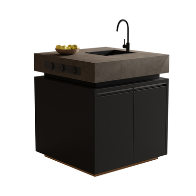 福居坊岩板岛台单独柜高级可定制