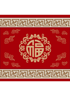 中式复古卧室客厅地毯沙发地垫