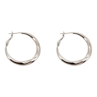 甜酸秋冬圈圈耳环个性辣妹小众设计感高级耳钉韩系ins冷淡风耳饰