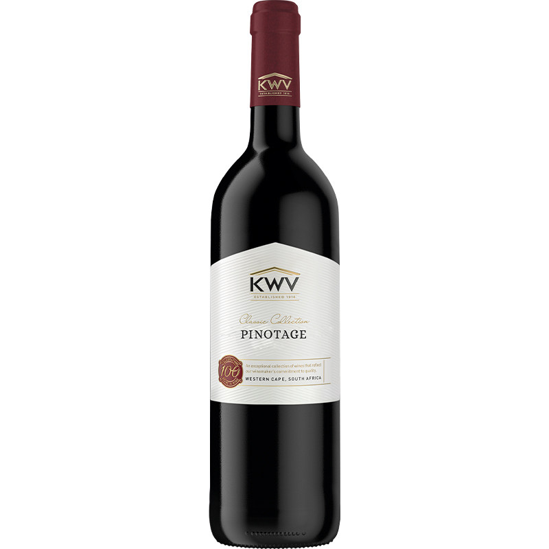 KWV凯樽汇锦殿皮诺塔吉进口红干白静态葡萄酒