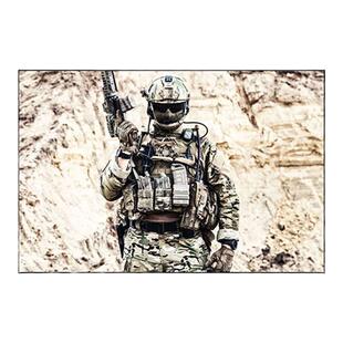 特种兵装饰画军人军事狙击手挂画部队军旅枪战真人cs射击馆壁画