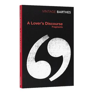 英文原版 A Lover's Discourse 恋人絮语 豆瓣阅读 Vintage 经典 英文版 Roland Barthes 进口英语原版书籍