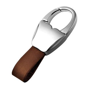 高档钥匙扣男士真皮防丢适用于大众汽车钥匙链高级感锁匙扣刻字