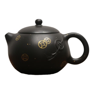 龙德堂范泽峰监制汤宣武茶壶陶瓷茶具泡茶壶原矿紫砂家用手工单壶