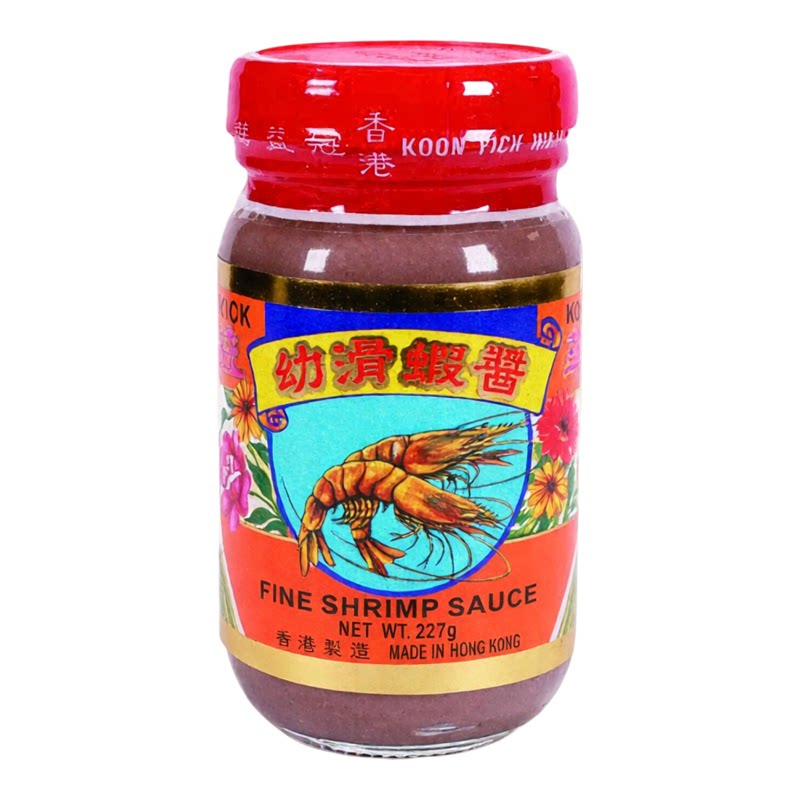 冠益华记幼滑银虾酱虾膏227g虾类制品海鲜酱炒菜拌饭正宗香港风味