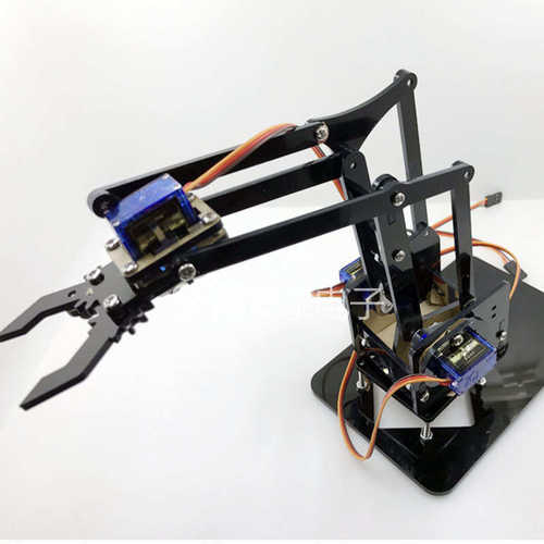 机械手 机械臂 电子制作散件UNO andruino学习套件亚克力创客套件