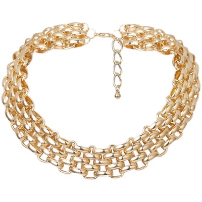 欧美时髦ins风夸张重金属项链