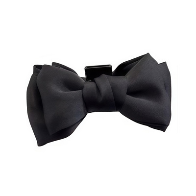 公主头黑色蝴蝶结小抓夹夹子头饰