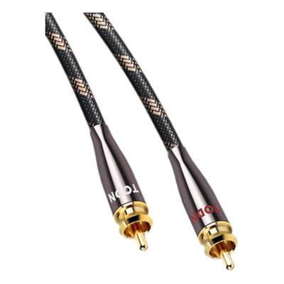 同顿6N单晶铜双莲花RCA音响线