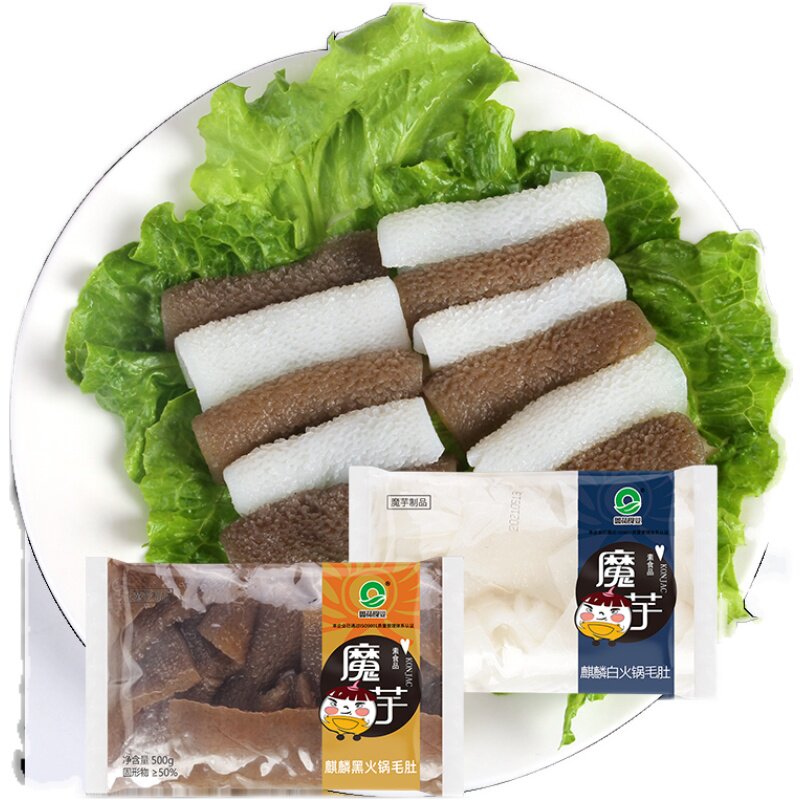 鑫莼魔芋素毛肚麒麟肚大刀毛肚 火锅凉拌麻辣烫食材膳食纤维0脂肪