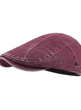 【新品上新】复古牛仔贝雷帽